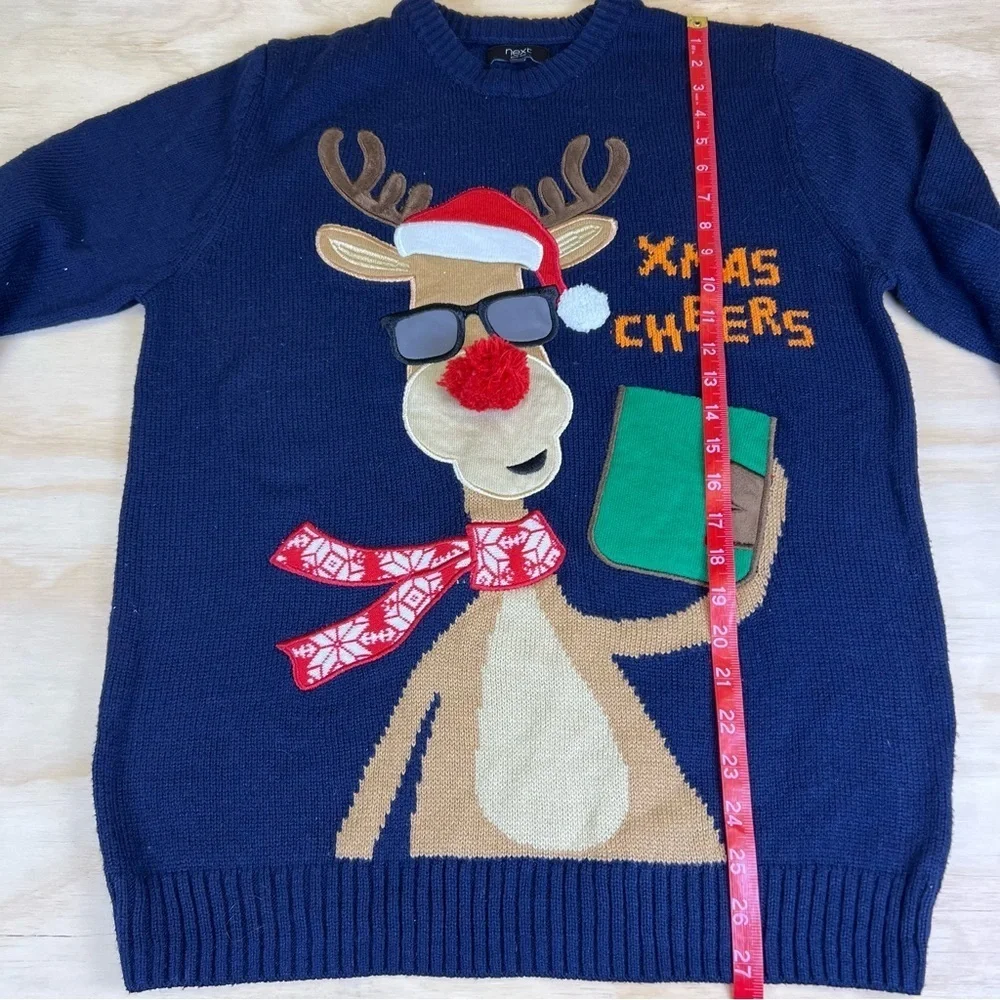 Ugly Reindeer Christmas Sweater Size M